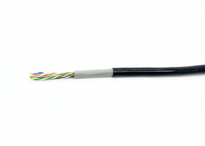 Outdoor UTP Bulk CAT5E Cable 4 Pair Twisted Pass Fluke Test double Sheath PVC+PE
